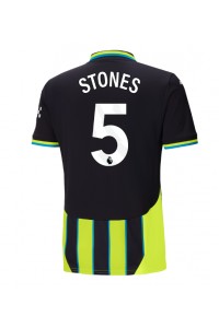 Fotbalové Dres Manchester City John Stones #5 Venkovní Oblečení 2024-25 Krátký Rukáv